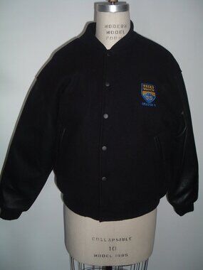 THIRD WATCH TV CREW Bomber leather wool jacket XS Starwears vintage